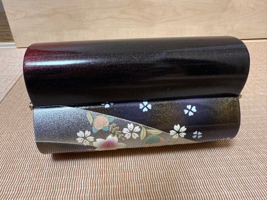 花柄デザイン 和装用バッグと草履のセット