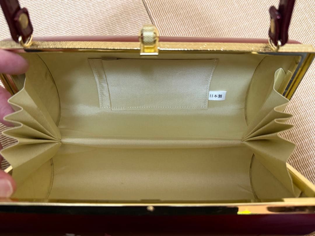 花柄デザイン 和装用バッグと草履のセット