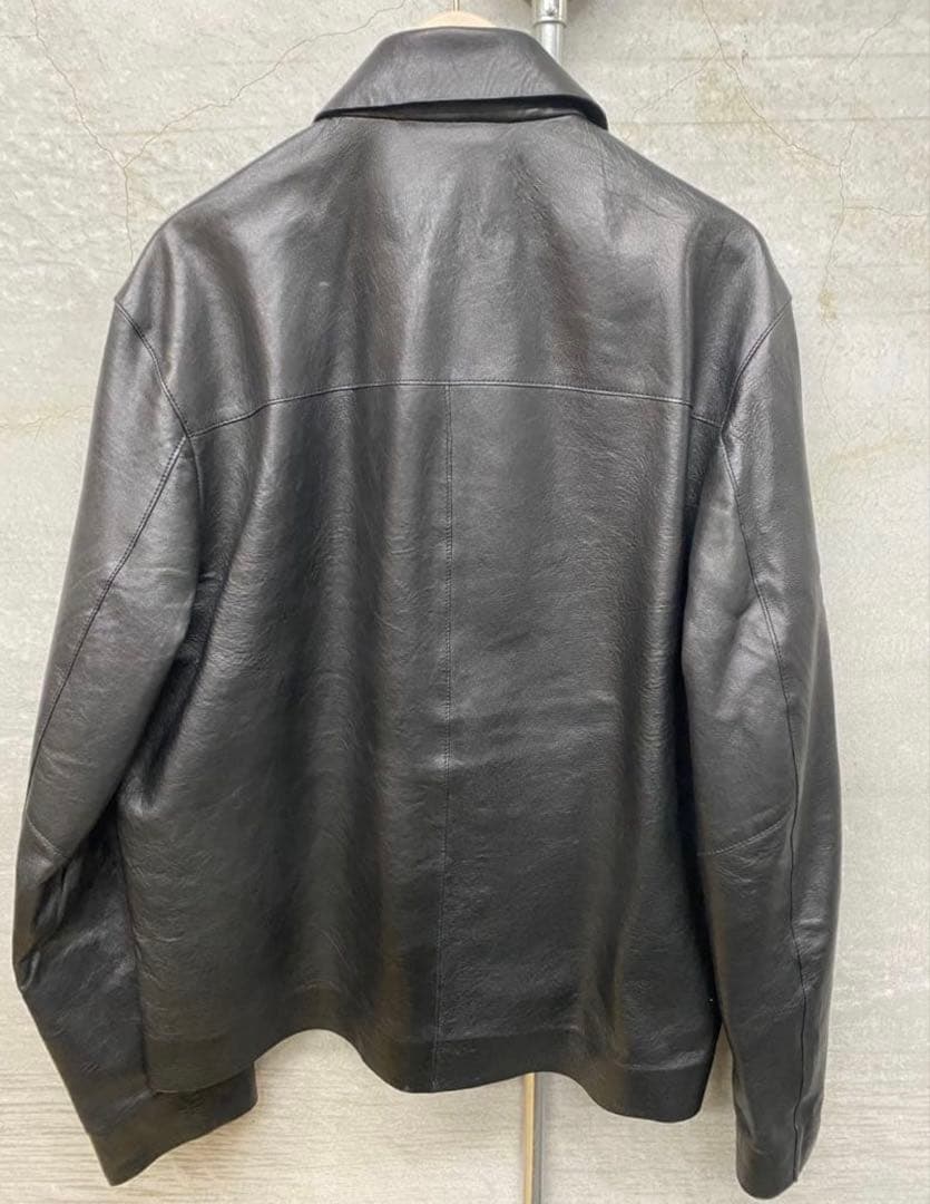 ZARA シープスキン(羊革)レザージャケット 短丈 ami paris