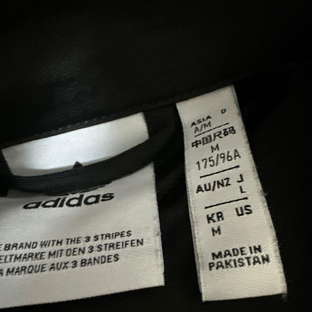 adidas ブラック トラックジャケットM