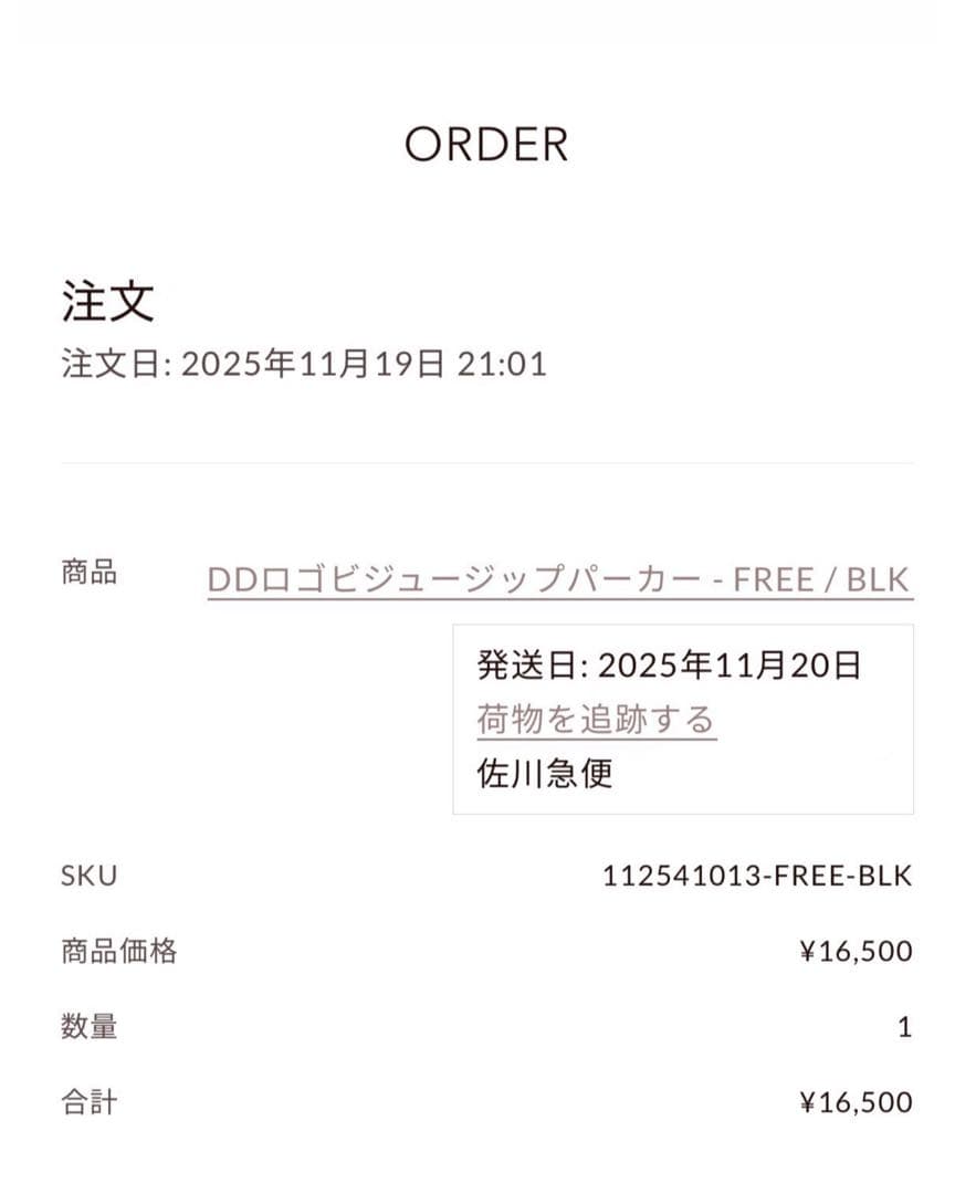 Darich DDロゴビジューパーカー ブラック FREE