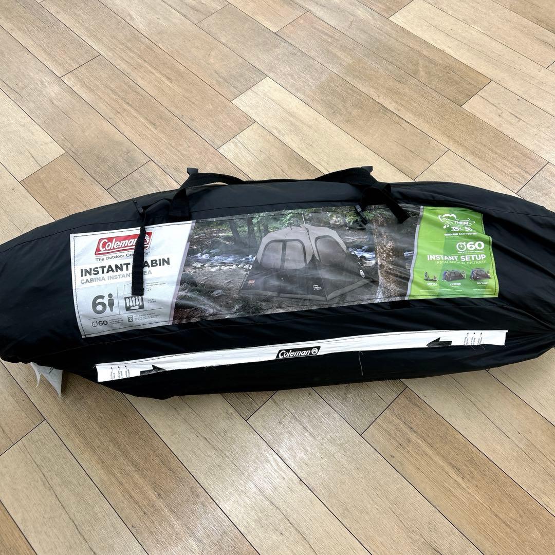 Coleman　インスタント　テント　　6人用　ワンタッチ　1分設置可能