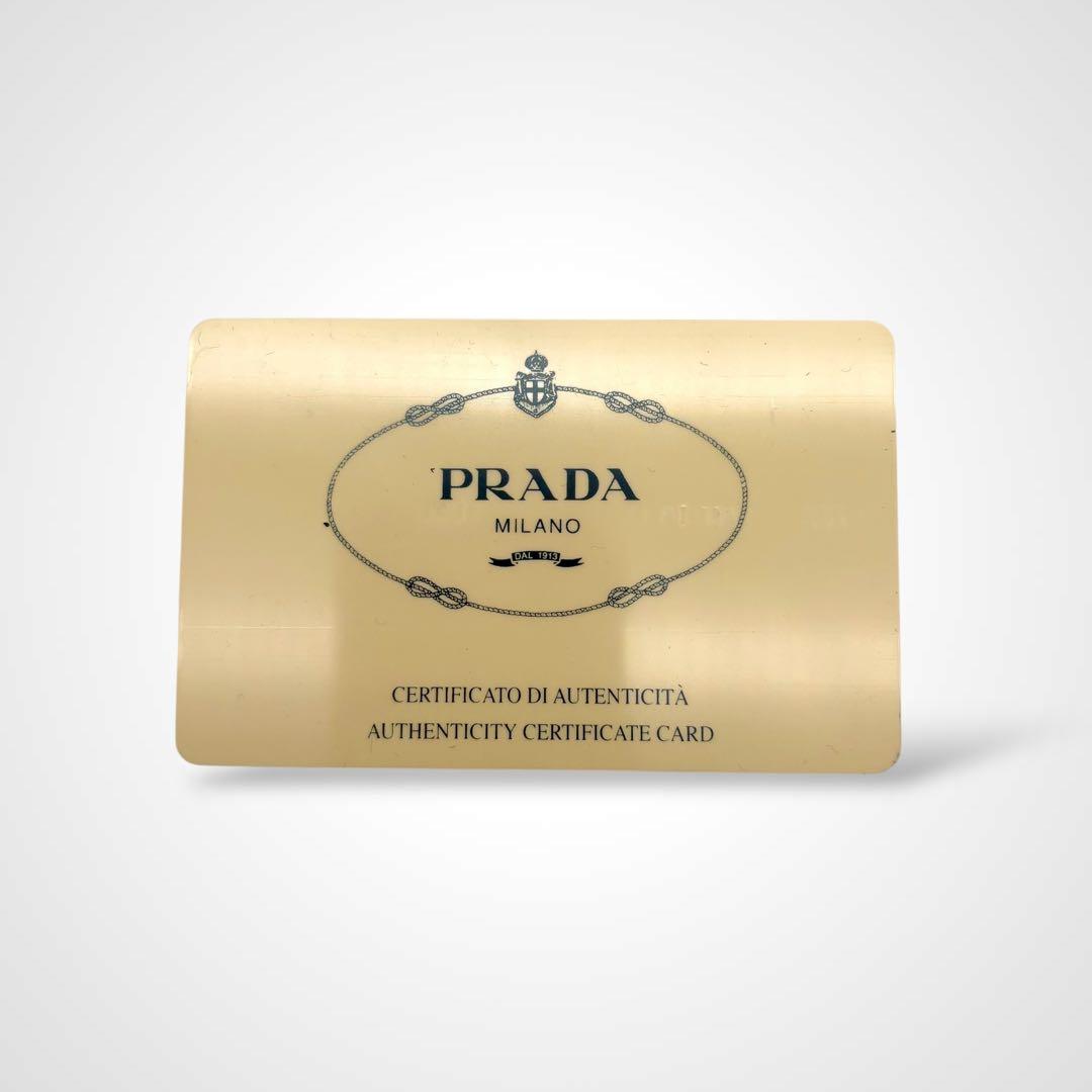 箱付き✨ギャランティ付き PRADA プラダ キーケース サフィアーノレザー 黒