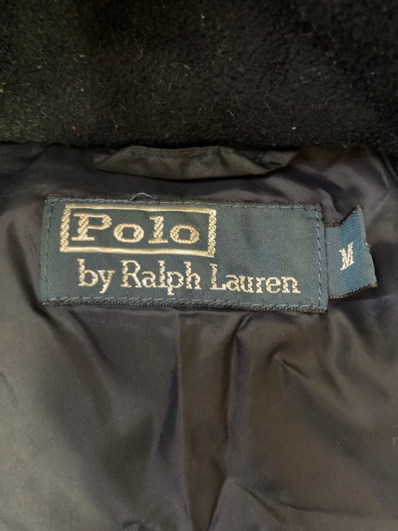 Polo by Ralph Lauren フード付きダウンベスト M ネイビー
