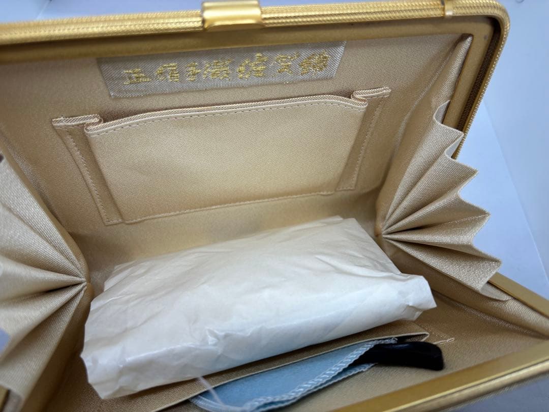 【お値下げ】三越　東京芝山　正絹佐賀錦の草履バッグセット