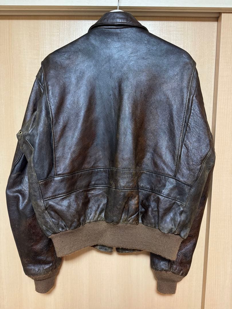 80's Schott レザージャケット ブラウン 44 USA製
