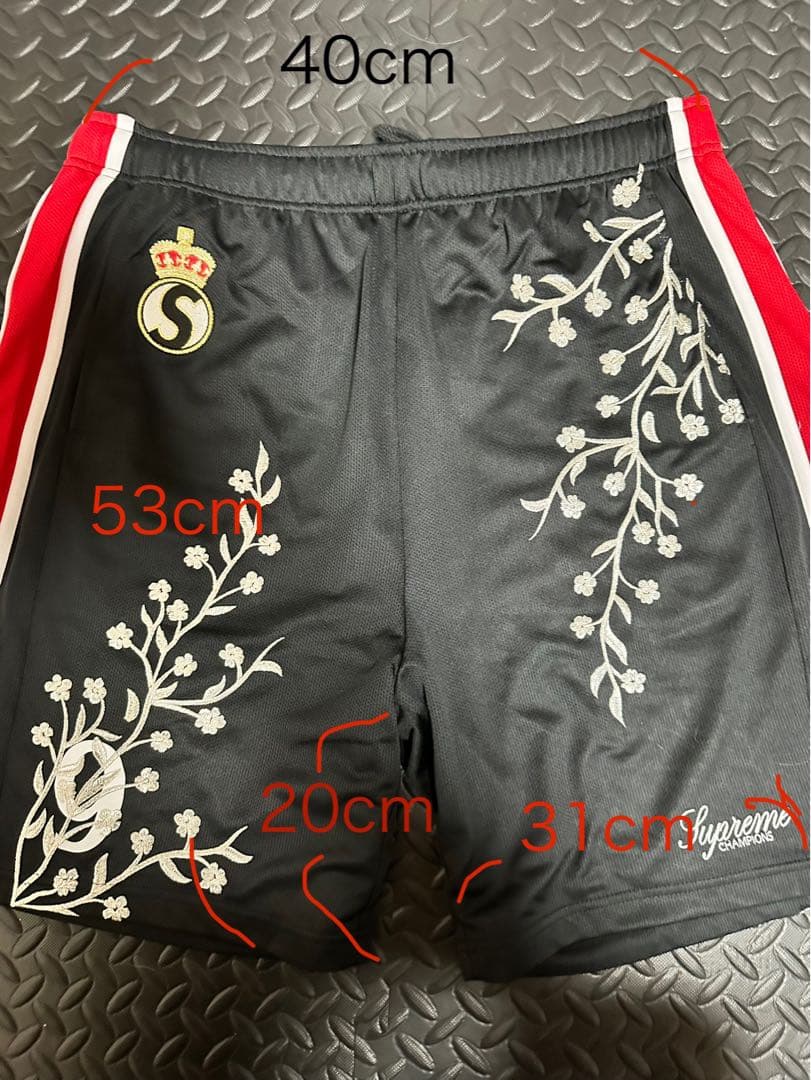 ウェア Supreme Floral Soccer Short \"Black\"M