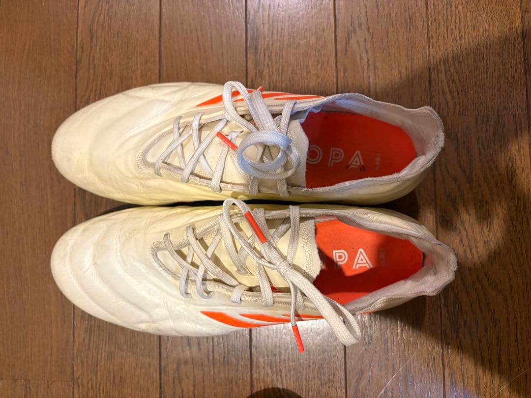 adidas COPA サッカーシューズ ホワイト/オレンジ