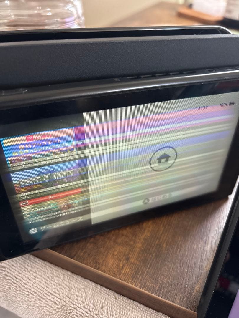 【箱あり】Nintendo Switch 画面不良TV出力OK SD64GB付