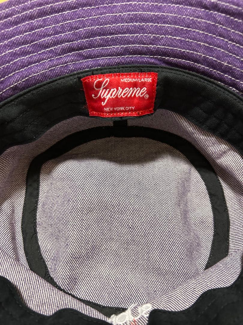 美品 2025ss Supreme Denim Crusher パープル