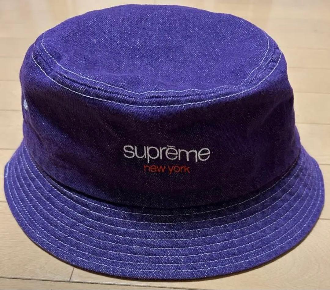 美品 2025ss Supreme Denim Crusher パープル