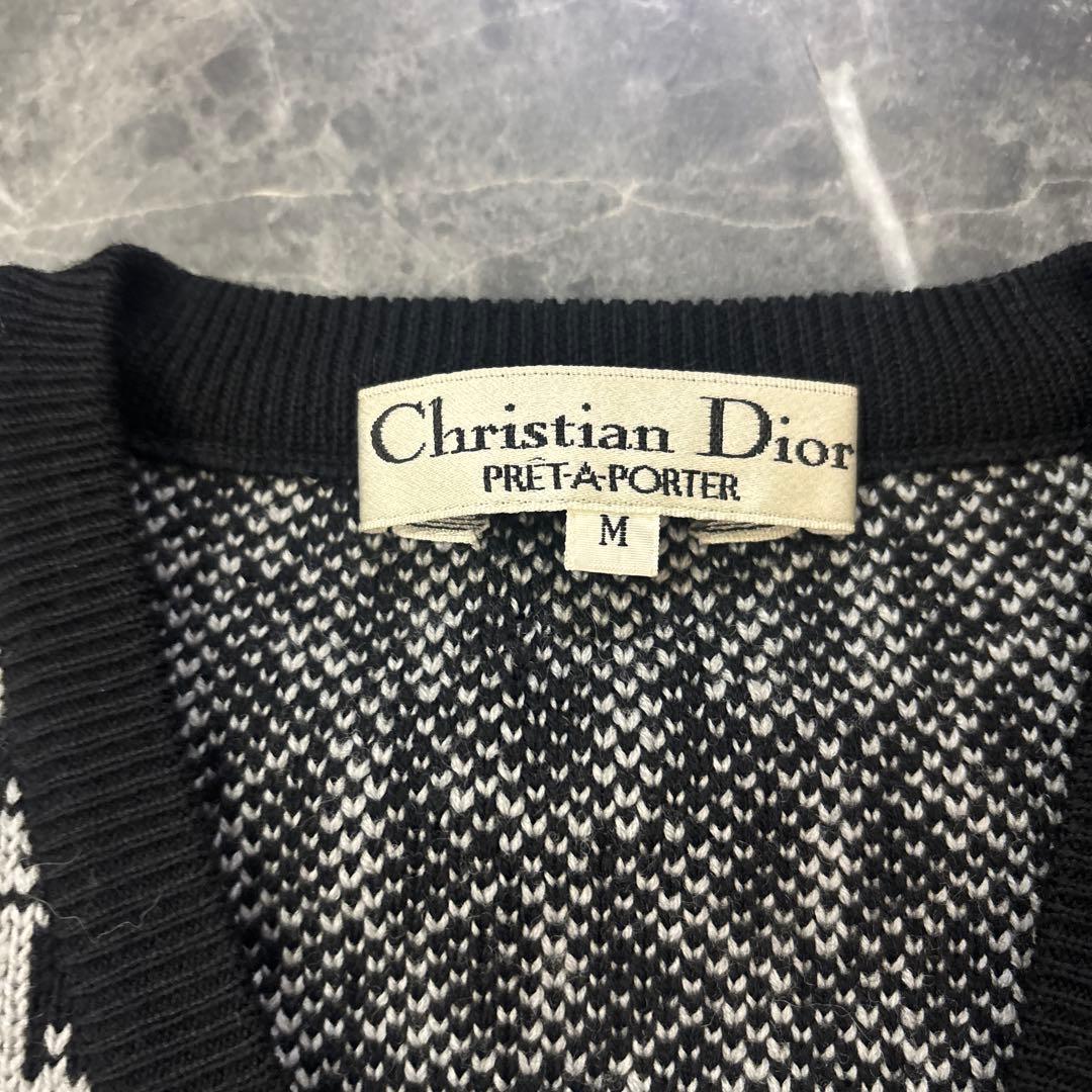 Christian Dior/ビンテージニット/Mサイズ/黒