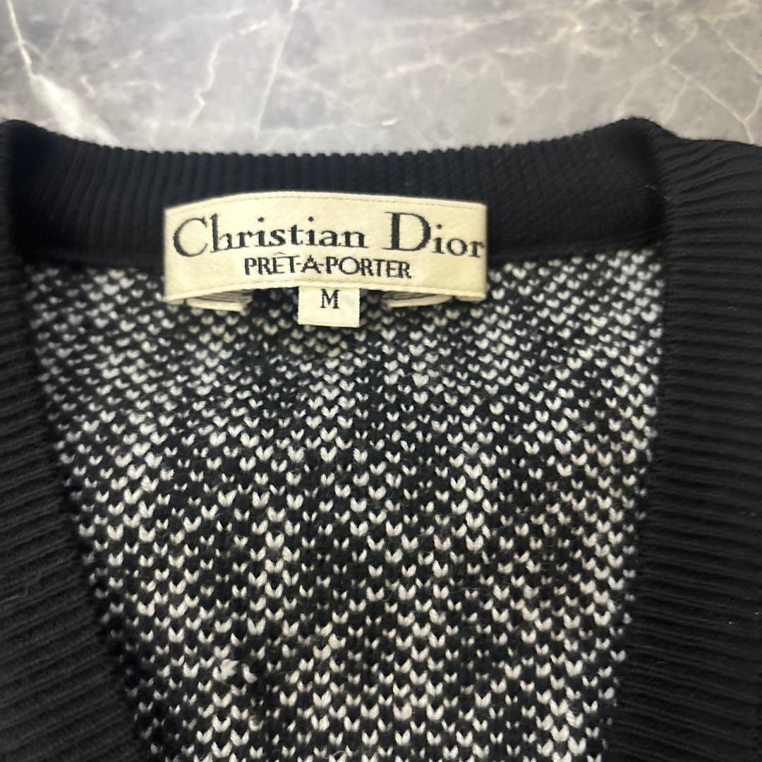 Christian Dior/ビンテージニット/Mサイズ/黒
