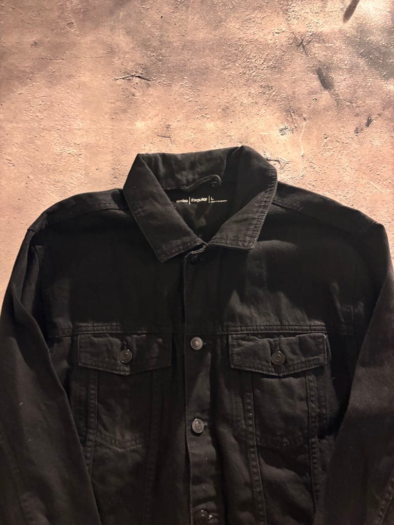 ジャケット・アウター 00s y2k archive black denim jacket