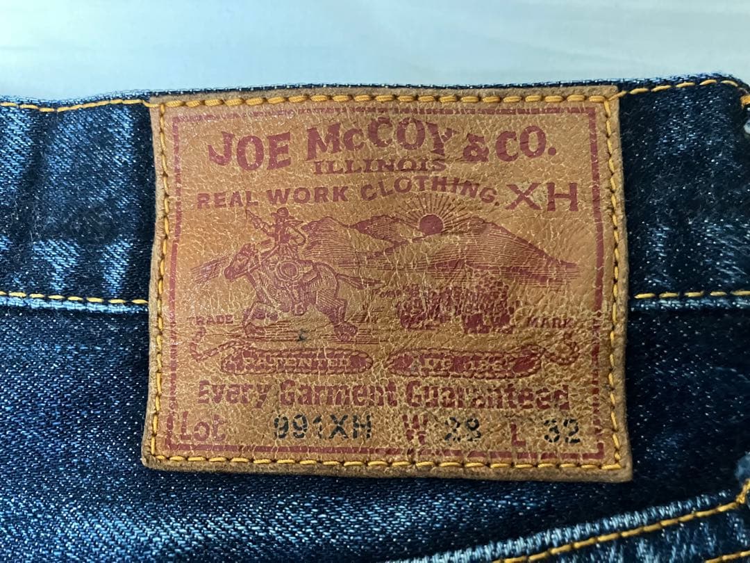 【色落ちサンプル級】JOE McCOY LOT 991XH W28 L32