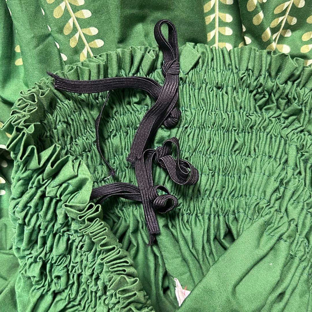 Torch Ginger トーチジンジャー フラダンス パウスカート　グリーン