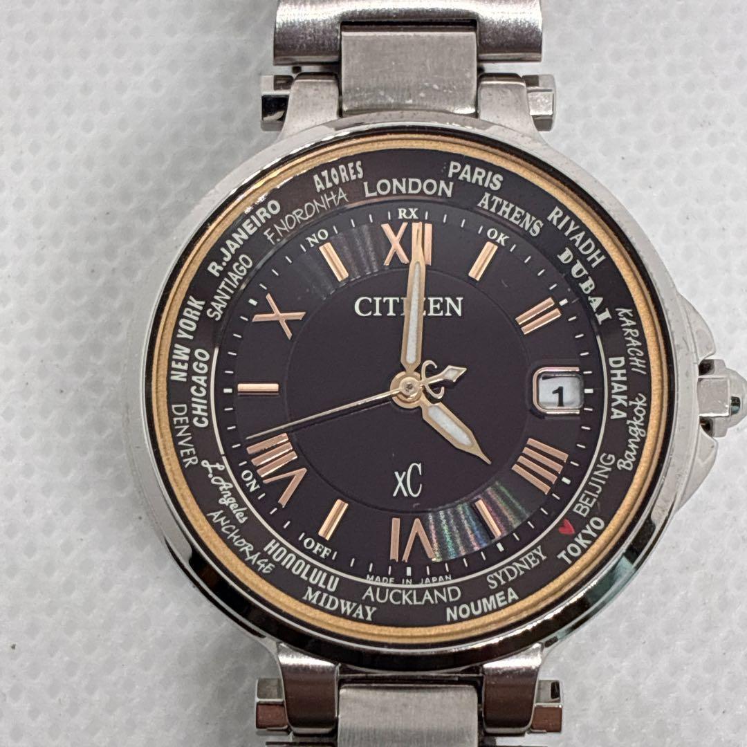 美品 不動品 CITIZEN シチズン レディース 腕時計 XC クロスシー