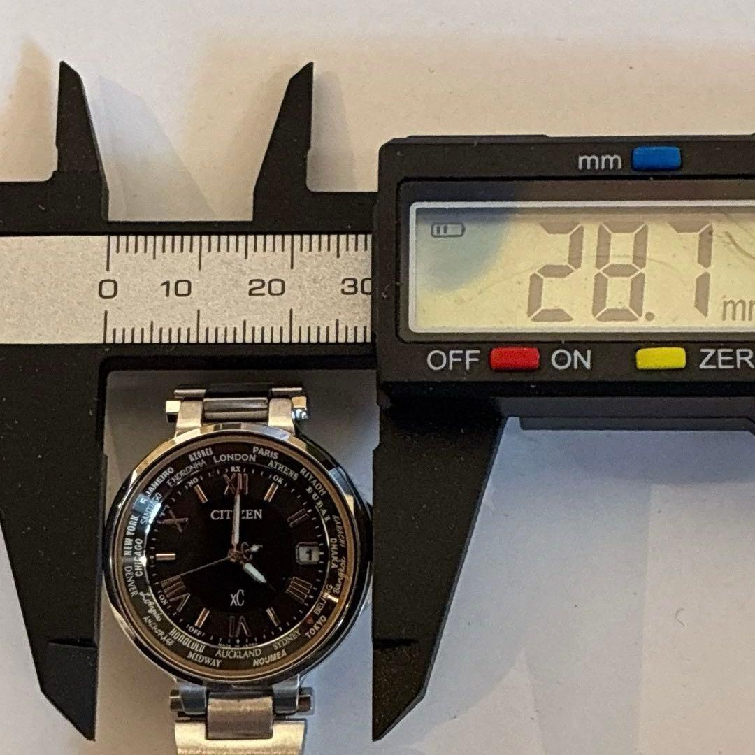 美品 不動品 CITIZEN シチズン レディース 腕時計 XC クロスシー