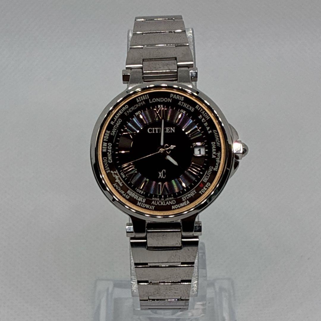美品 不動品 CITIZEN シチズン レディース 腕時計 XC クロスシー