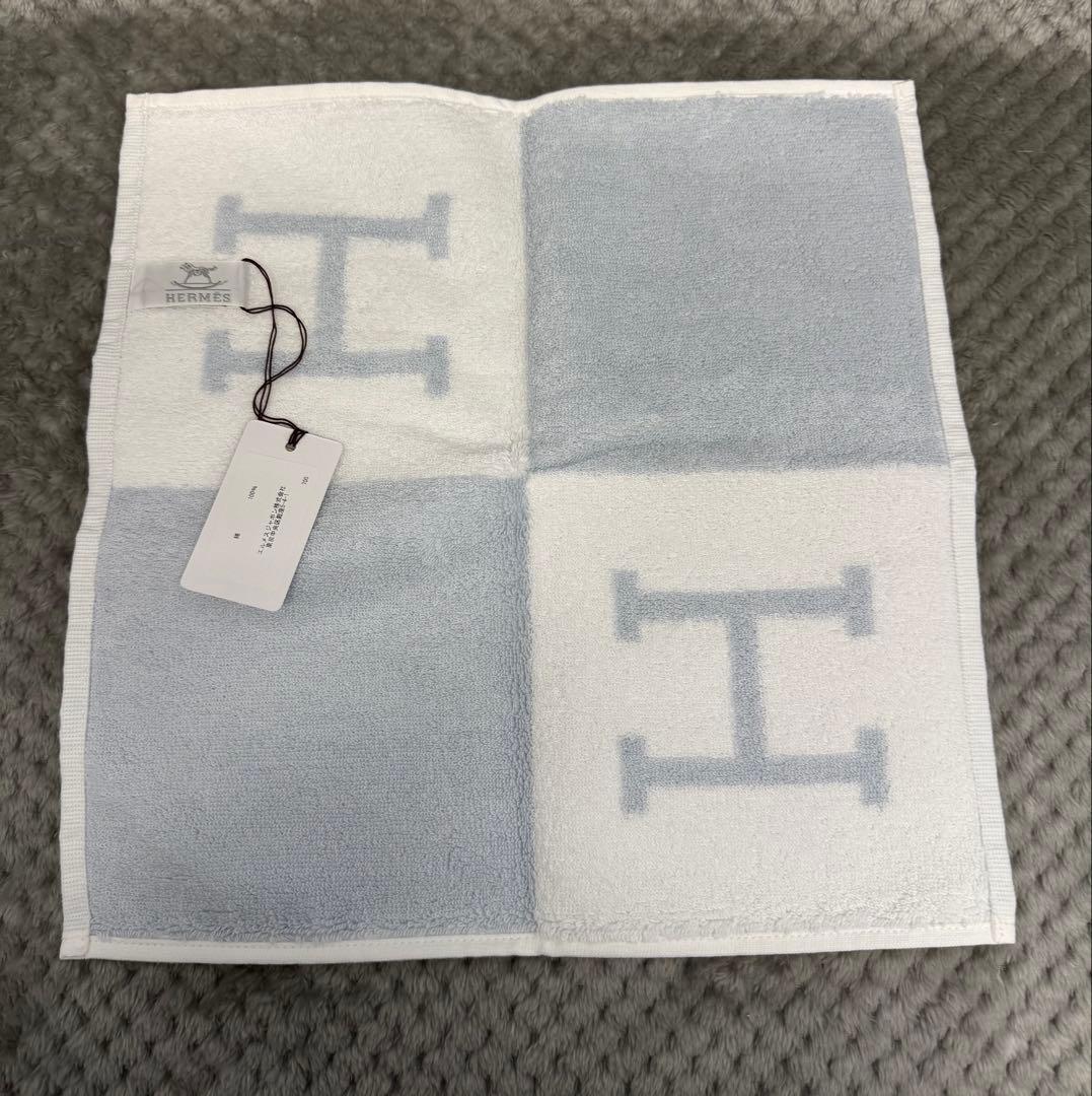 《未使用》HERMES エルメス　カレタオル　【アヴァロン】ブルー
