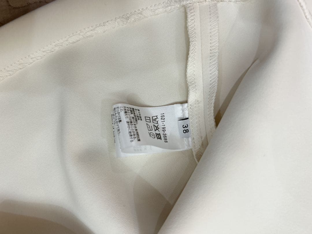 UNITED ARROWS SPONGY ペプラム ブラウス　付け襟