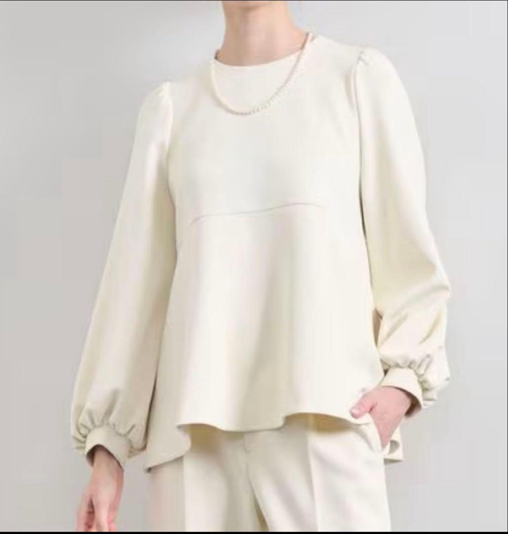 UNITED ARROWS SPONGY ペプラム ブラウス　付け襟