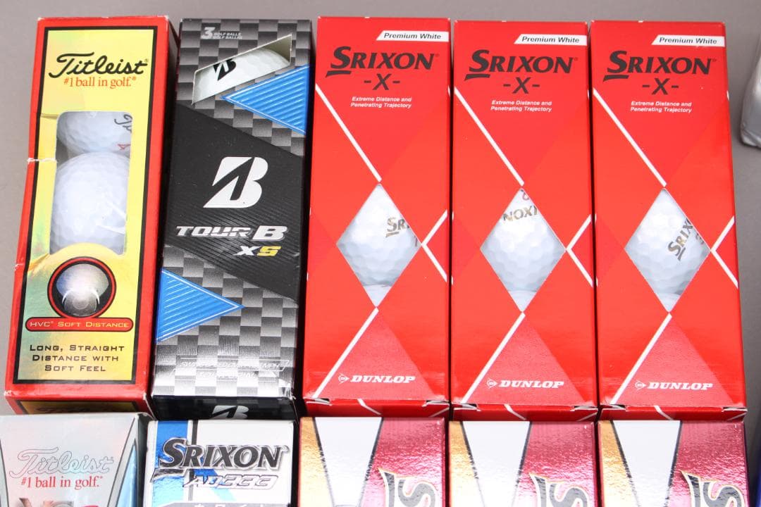 未使用/ゴルフボールまとめ売り/23箱/約68球/SRIXON他