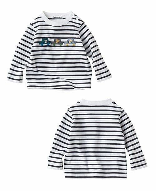 新品 ファミリア 長袖Tシャツ 長袖カットソー 70