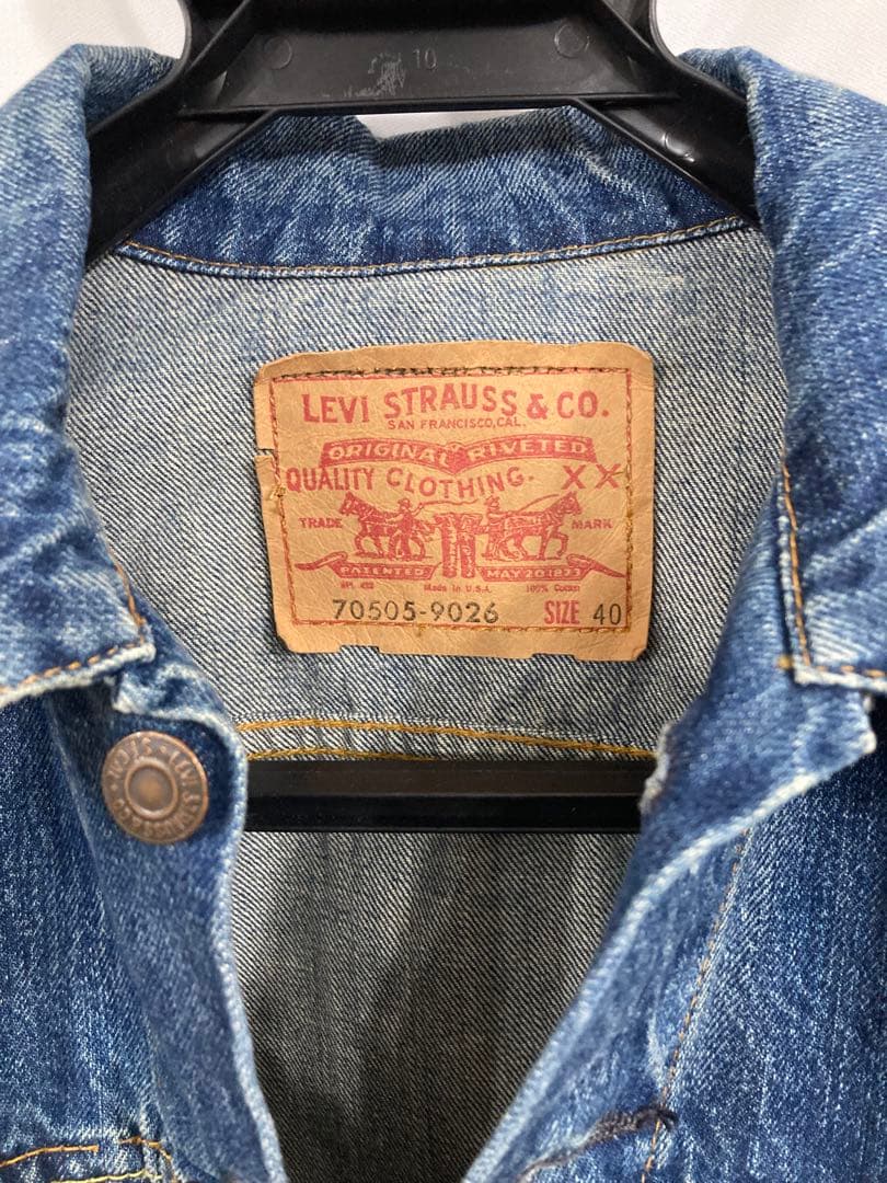 【超美品】Levi's(リーバイス) 3rdタイプ復刻 (70505-9026)