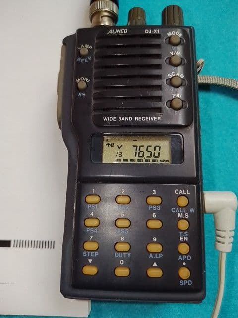 整備済 ワイドバンドレシーバー ALINCO DJ-X1 広帯域受信機