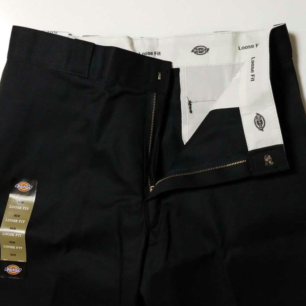 34×30【新品・未使用】ディッキーズ　ダブルニー　85283　　・BLACK・