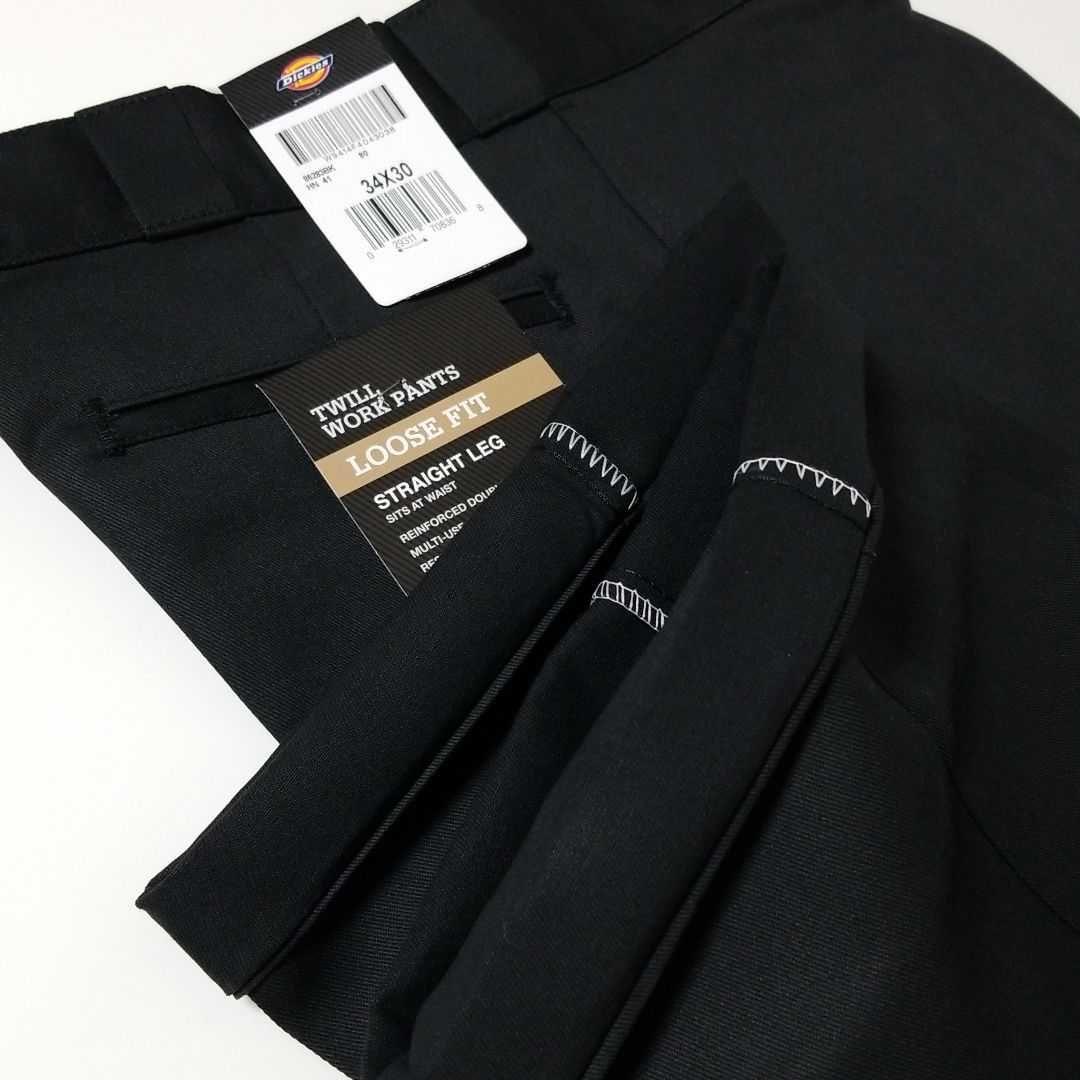 34×30【新品・未使用】ディッキーズ　ダブルニー　85283　　・BLACK・