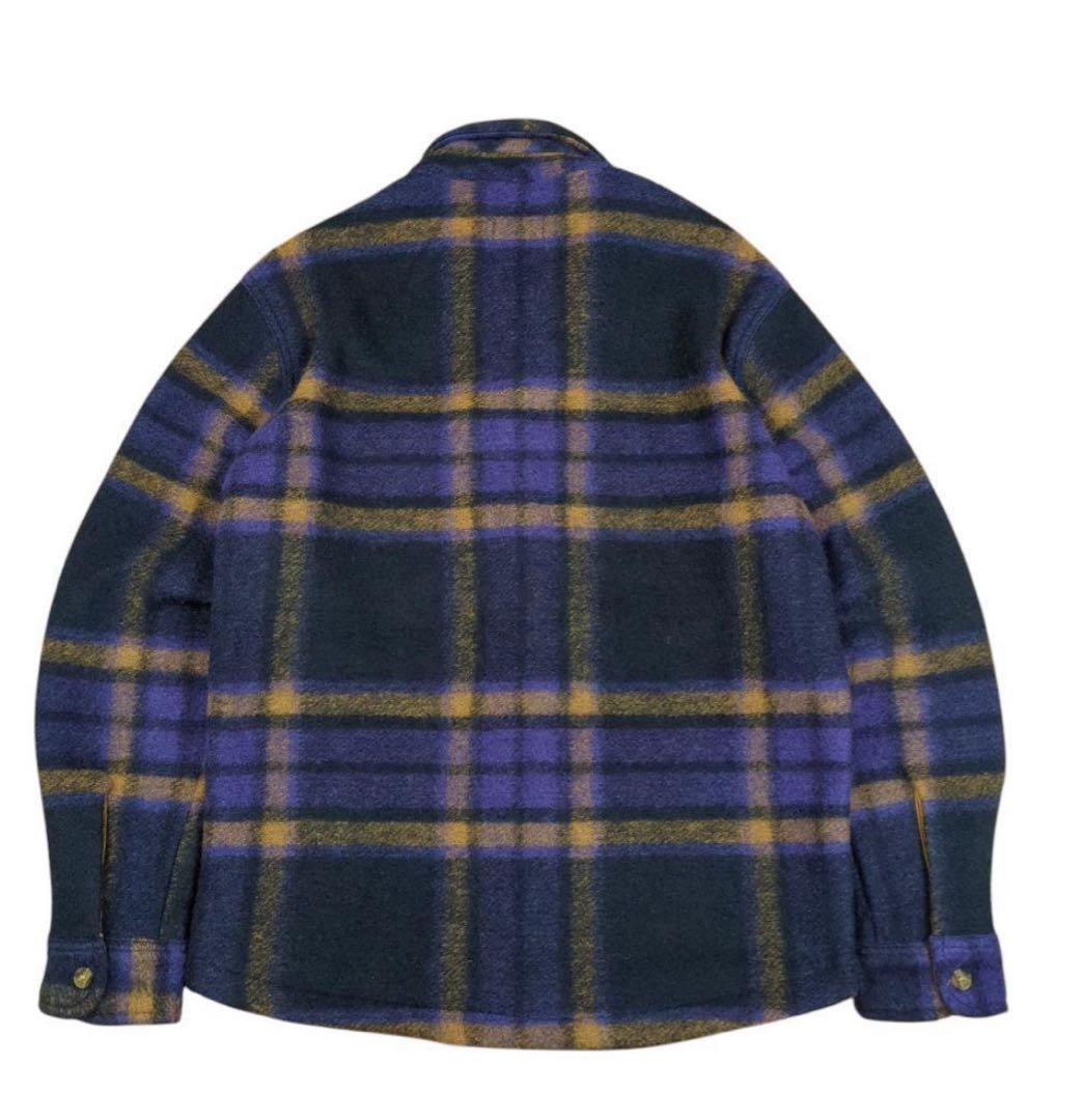 Timberland ウール チェック シャツ ジャケット