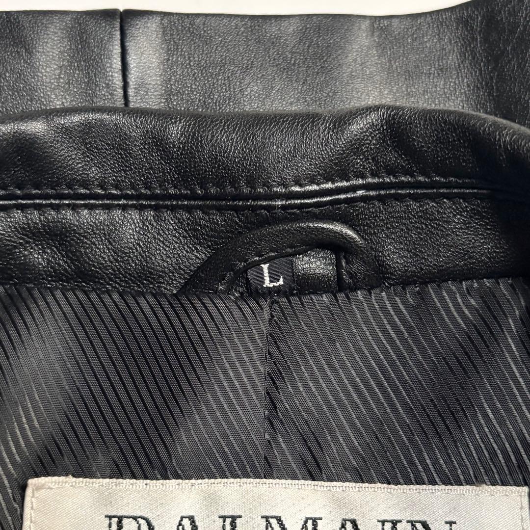 ジャケット・アウター 90S BALMAIN STITCHED LEATHER BLAZER