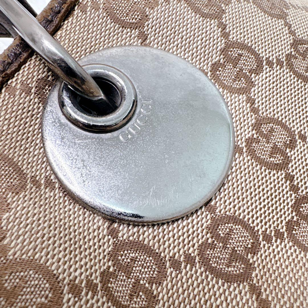GUCCI グッチ トートバッグ ハンドバッグ 肩掛け GGキャンバス バケツ型