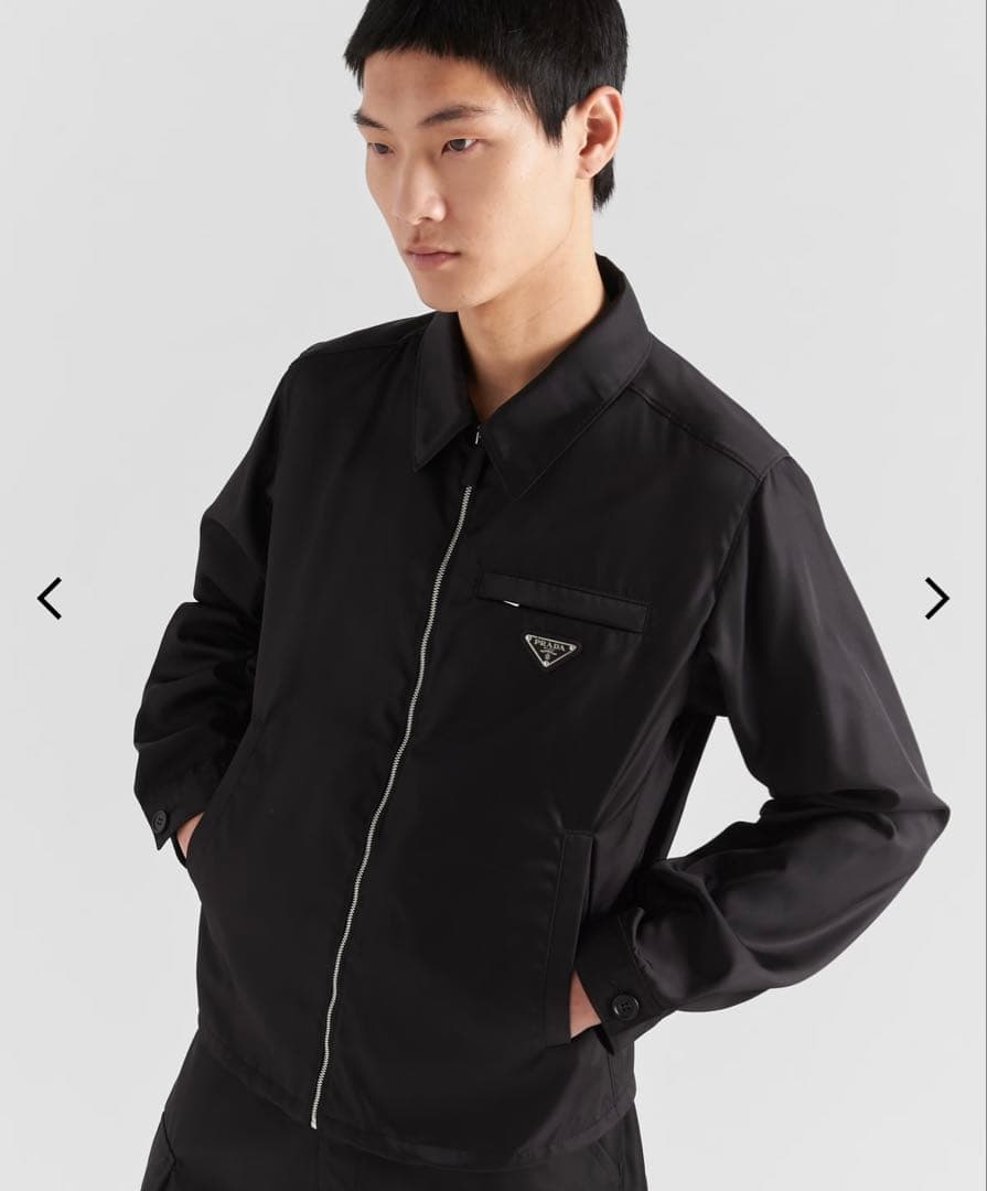 定価357,500円PRADA Re-Nylon ブルゾンジャケットサイズ46