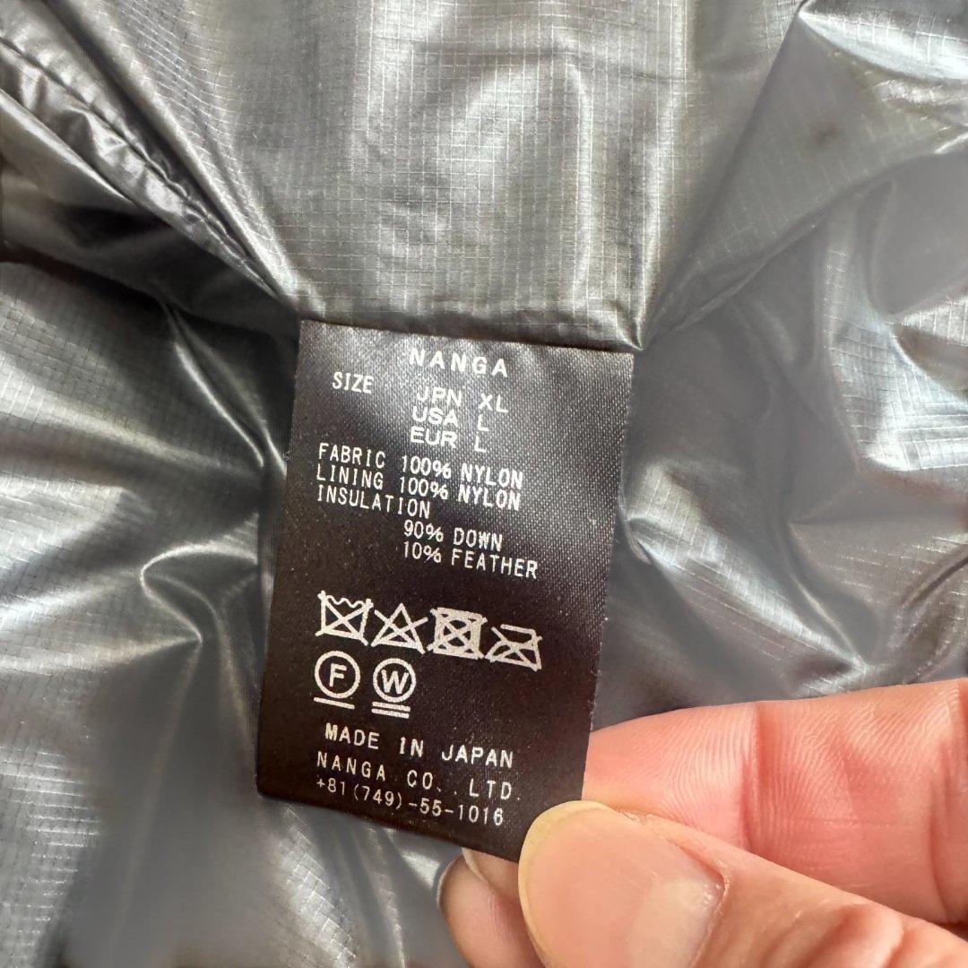 美品　NANGA ナンガ　マゼノリッジ ベスト ダウンベスト　XL
