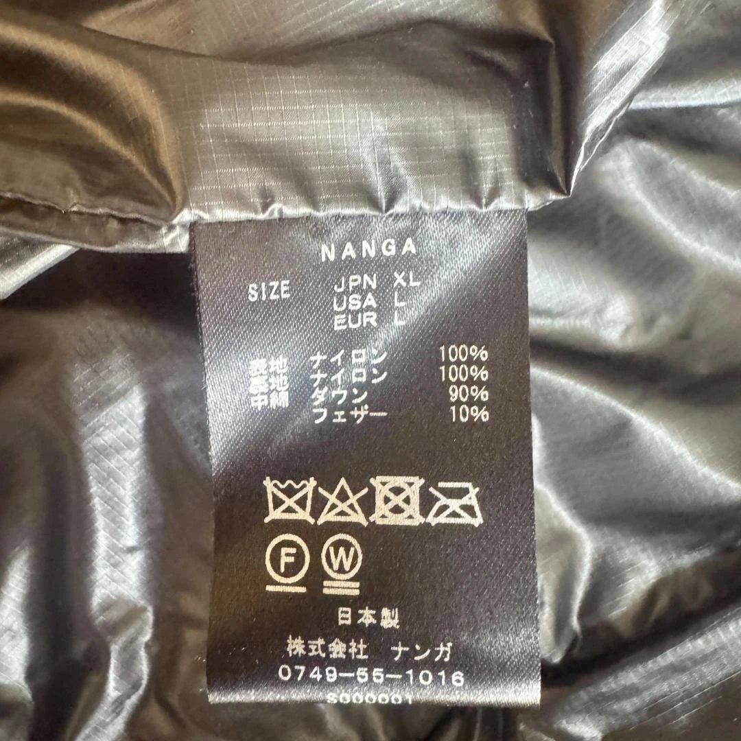 美品　NANGA ナンガ　マゼノリッジ ベスト ダウンベスト　XL