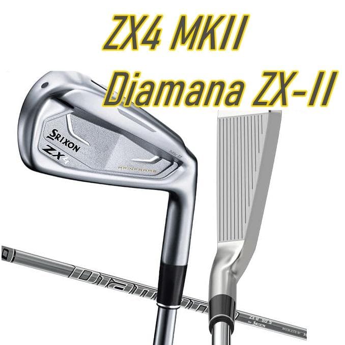 スリクソン zx4 mk2 アイアン 6本 Diamana ZX-Ⅱ 60 S