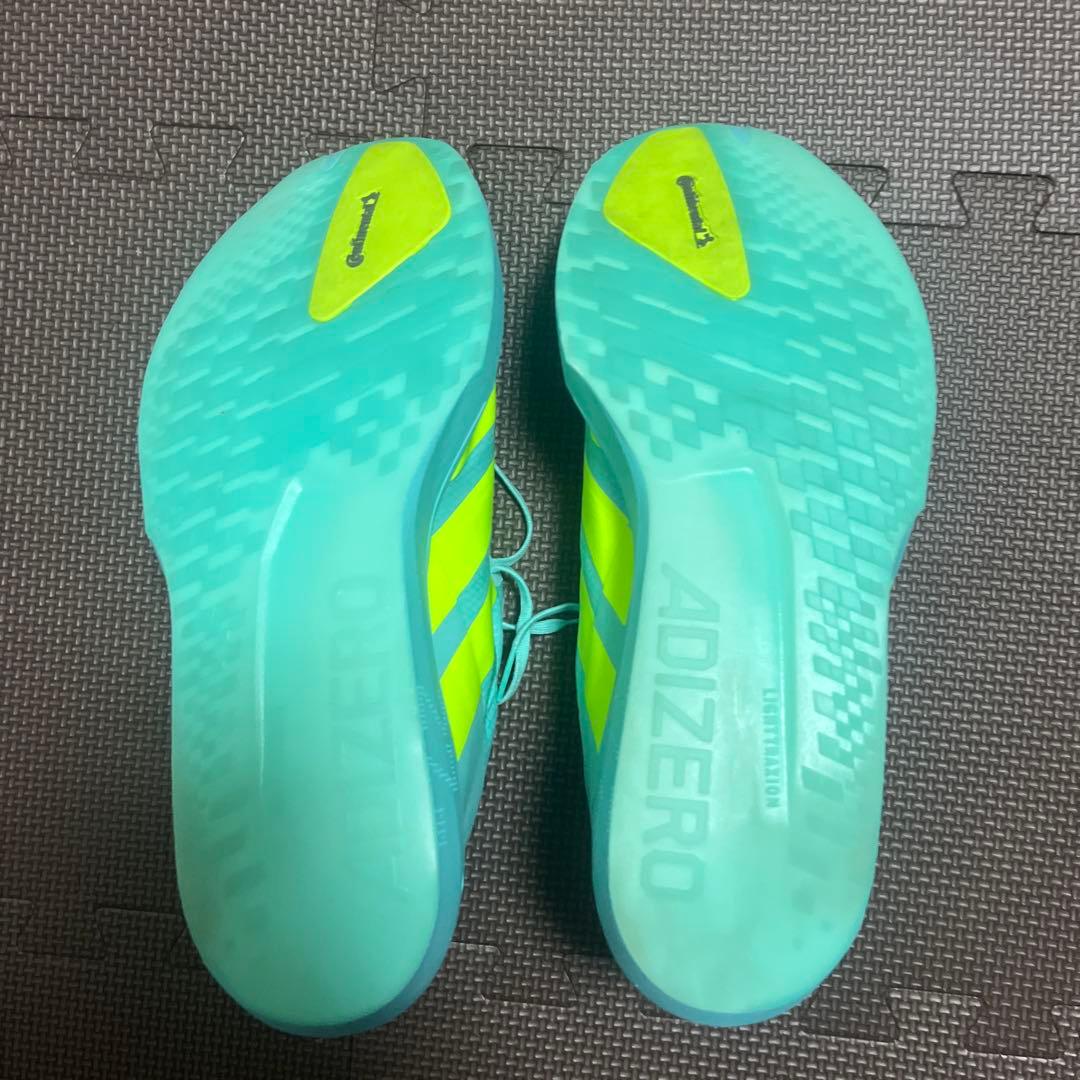 adizero シューズ アクアブルー/イエロー　28.５センチ