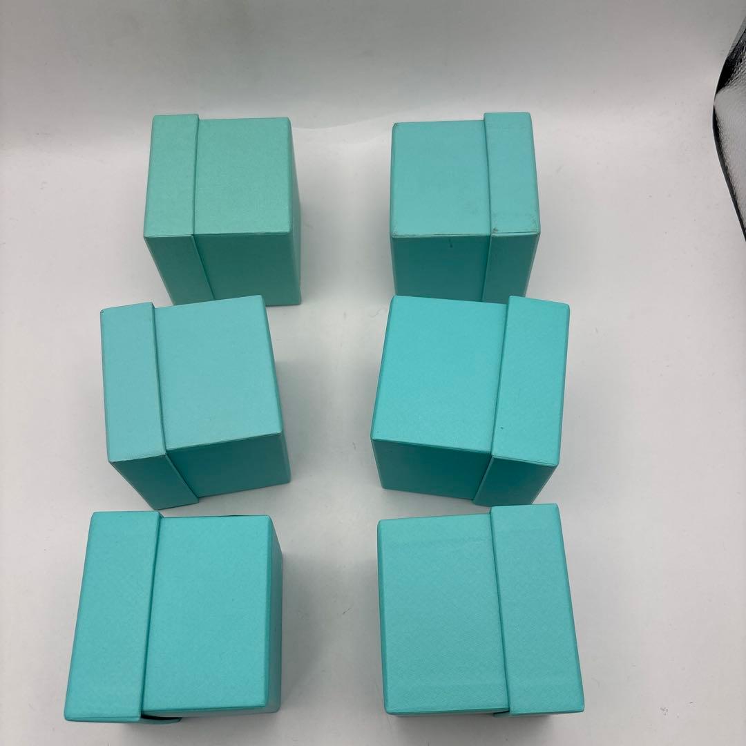 ギフト箱空き箱TIFFANY & CO.リングケースまとめ６個