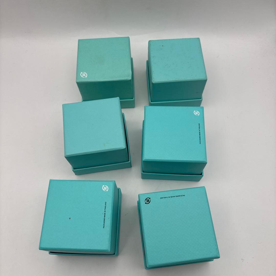 ギフト箱空き箱TIFFANY & CO.リングケースまとめ６個