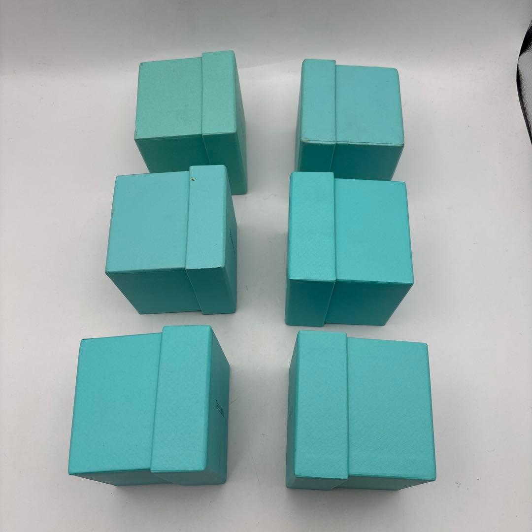 ギフト箱空き箱TIFFANY & CO.リングケースまとめ６個
