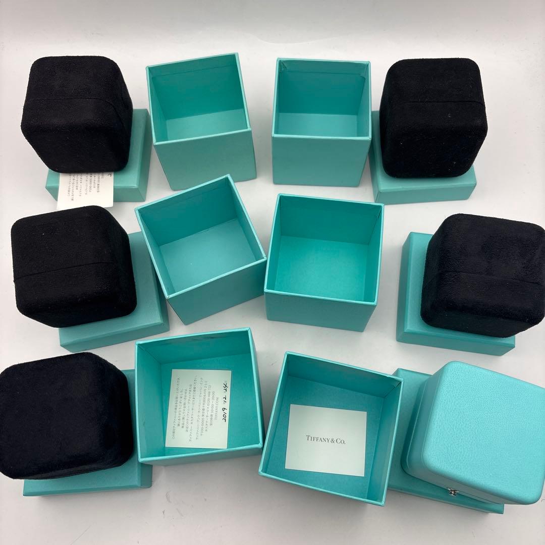 ギフト箱空き箱TIFFANY & CO.リングケースまとめ６個