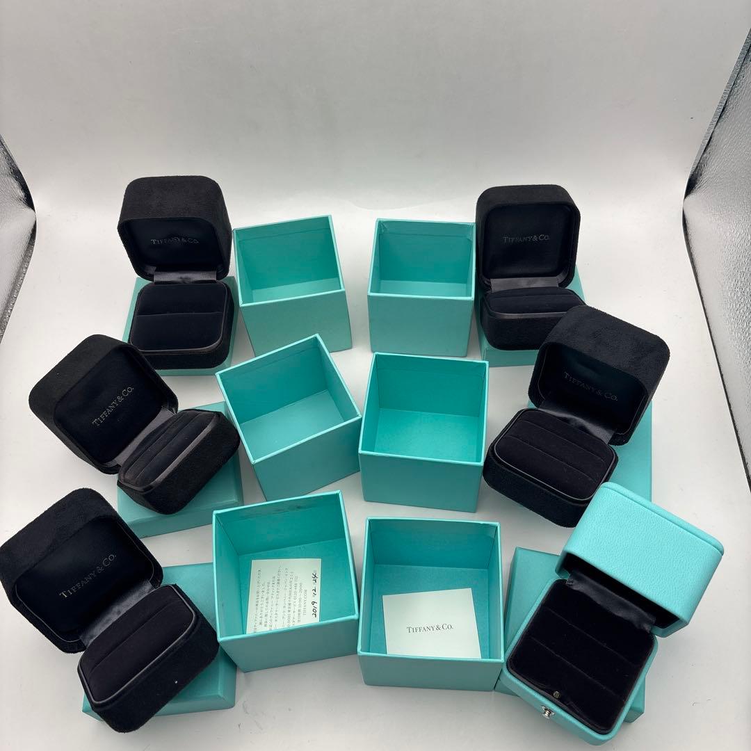 ギフト箱空き箱TIFFANY & CO.リングケースまとめ６個