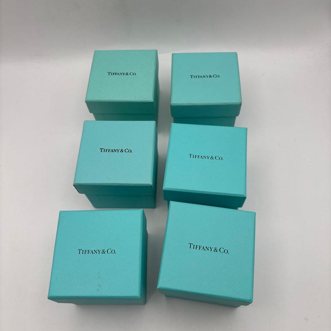 ギフト箱空き箱TIFFANY & CO.リングケースまとめ６個