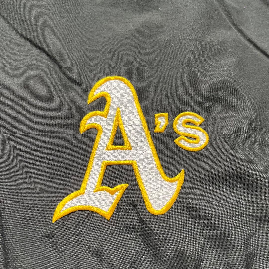 90s STARTER MLB アスレチックス ナイロンジャケット
