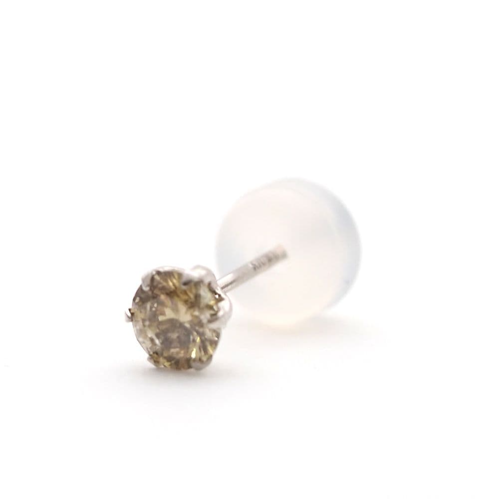 k*i様 本物！新品！プラチナ900 ダイヤモンド0.217ct 片耳ピアス 片