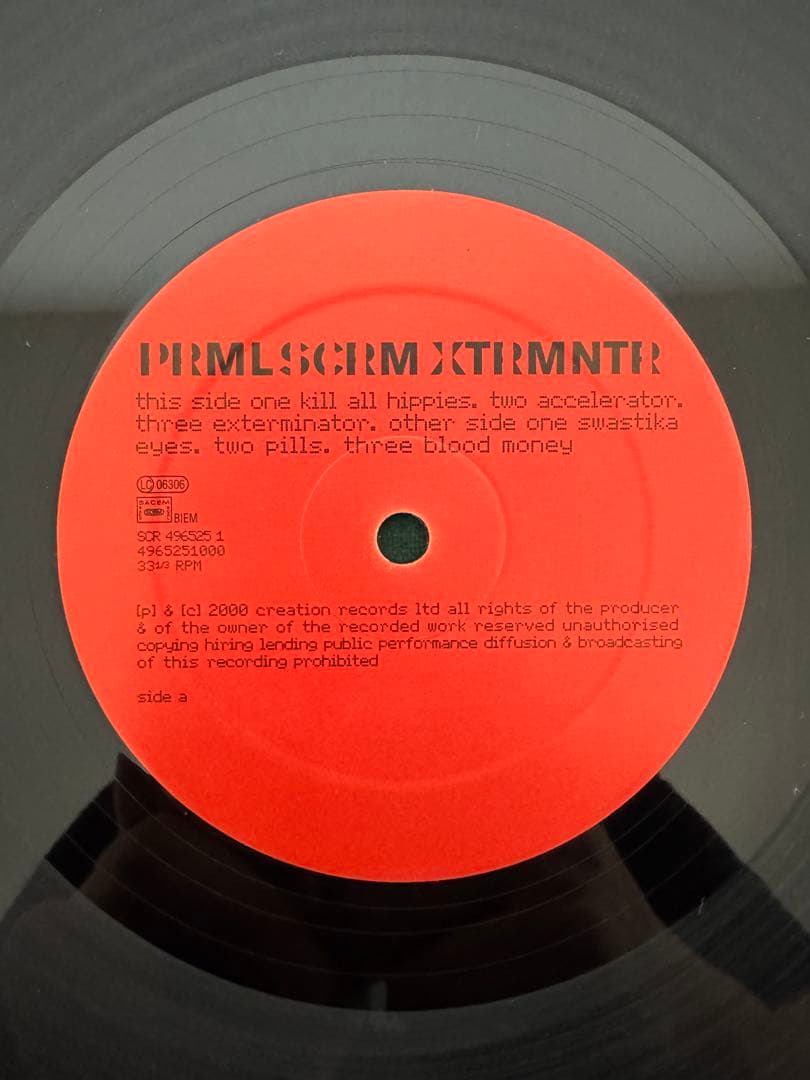 PRIMAL SCREAM レコード