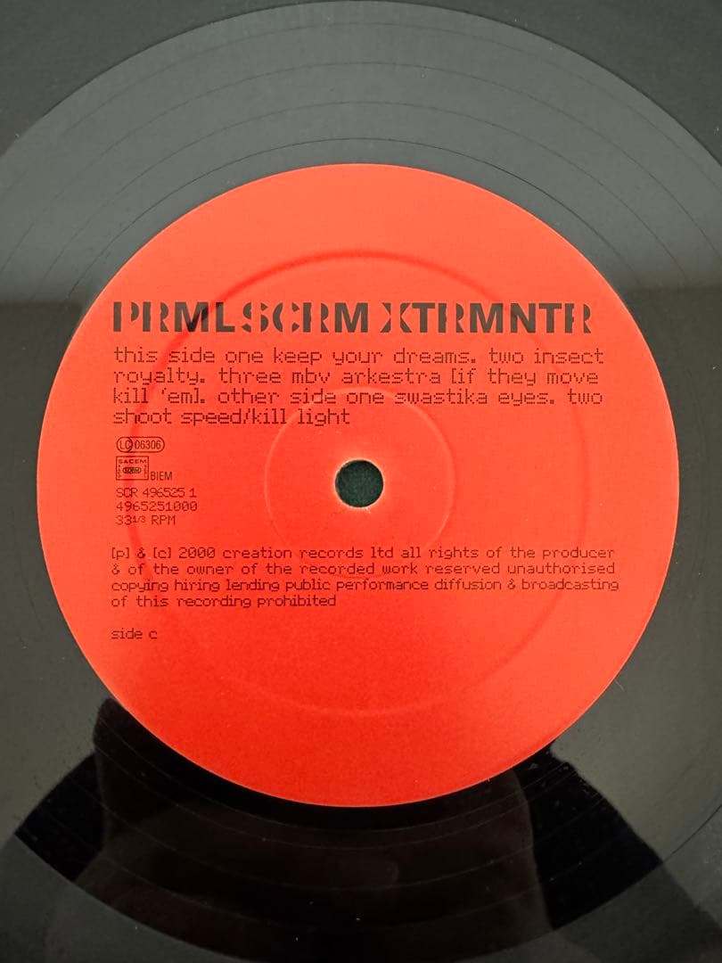 PRIMAL SCREAM レコード